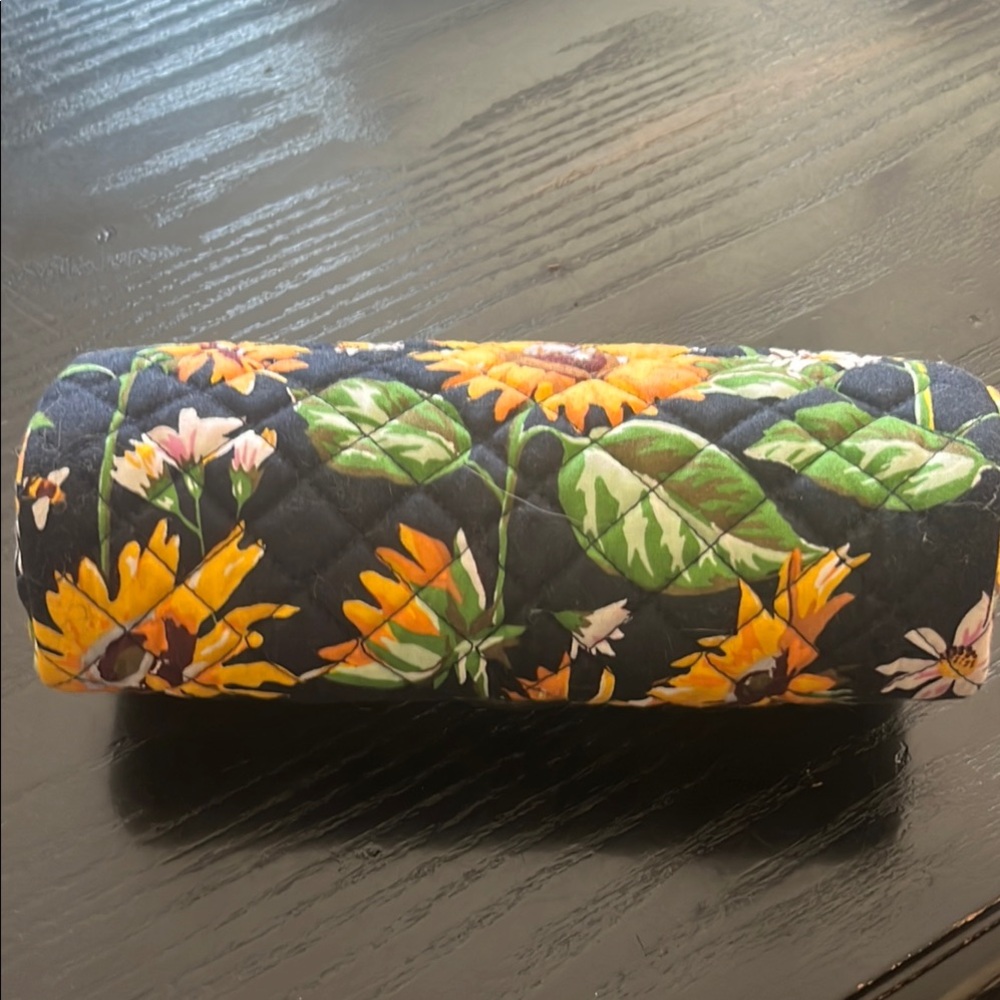 Vera Bradley Floral Black, Yellow, Green Jewelry Case - Picture 5 of 6